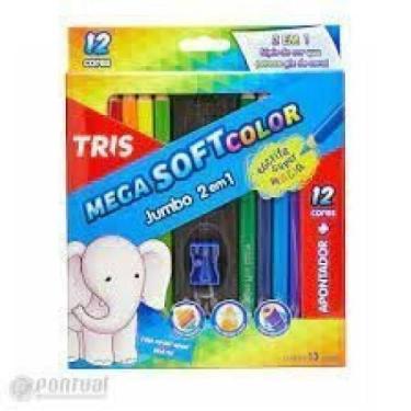 Imagem de Lapis cor mega soft jumb 12cor apontcjto - TRIS, 3