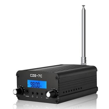 Imagem de Transmissor FM CUIAMAO 1/7W Transmissão de rádio estéreo de longo alca