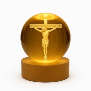 Imagem de Luminárias de Mesa para Quarto Abajur Cabeceira Decorativo Nossa(Jesus Cristo - UNI)