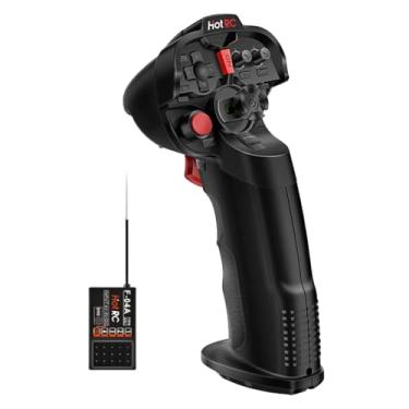 Imagem de GLOBACT DS-4A 4CH 2.4G RC Radio Transmitter & F-04A Receiver 4 Channel Single Hand Remote Control for RC Car Boat Tank Robotic Lawnmower 2 Channel RC Airplane