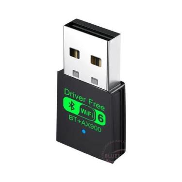 Imagem de Adaptador Dongle USB WiFi6 BT5.4 AX900Mbps Para PC, Alto-falante, Mous