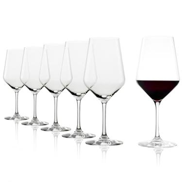 Imagem de Taça para vinho Bordeaux Stölzle Lausitz Revolution 650ml – Conjunto com 6 Taças de Cristal para Vinhos Intensos como Syrah e Amarone – Elegância e Resistência – Vai à Lava-louças