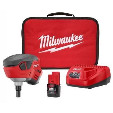 Imagem de Milwaukee Pregador Compacto - 12V 2458-159N Com 1 Bateria 1 Carregador Bivolt e Bolsa