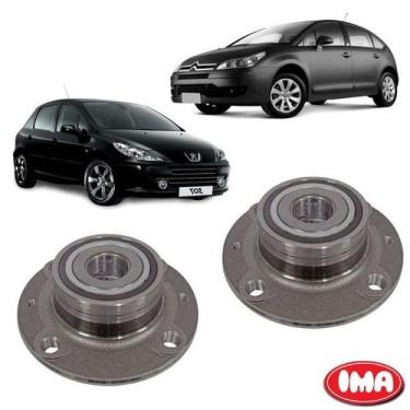 Imagem de Par Cubo Da Roda Traseira Com Rolamento - C4 2007 A 2012 / 307 2003 A 