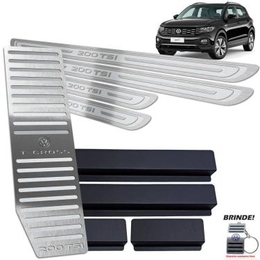 Imagem de Descanso + Soleiras Prata Alto Relevo T-Cross 200 TSI