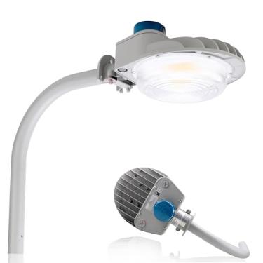 Imagem de RuggedGrade Luz De Celeiro Led Vontair Series 60W, Cor Selecionável 30K/40K/50K, Do Anoitecer Ao Amanhecer Com Suporte Braço Fotocélula, Luzes Perfeitas Para Celeiros, Quintais, Ruas, Estacionamento