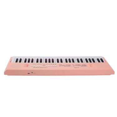 Imagem de Generic Teclado Piano, Piano Elétrico Com Volume Ajustável 5 Ritmos 6 Músicas 8 Tons 5 Sons Instrumentais 54 Teclas de Plástico Com Microfone para Aprendizagem Em Ambientes Internos (Rosado)