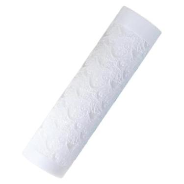 Imagem de oshhni Rolo de textura de com ondas do oceano, ferramenta para fazer joias, presente reutilizável, ideal para artesanato, rolo de cerâmica moderna