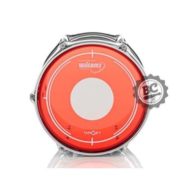Imagem de Pele Williams Target Dot RDT2 Red 08 filme duplo vermelha com Dot bola central e óleo RDT2-188-08