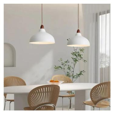 Imagem de Luminária pendente de teto LED moderna para mesa de jantar, cozinha, luminária simples para casa com lâmpada suspensa, iluminação interna para quarto