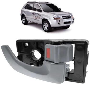 Imagem de Puxador Maçaneta Interna Porta Lado Direito Tucson - Cinza - Geral