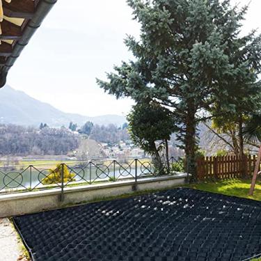 Imagem de Pátio de grade de cascalho, grade Geo de serviço pesado para caminhos de pátio de jardim base de cobertura, sistema de estabilização permanente de grade de terra de material (cor: WxL, tamanho: