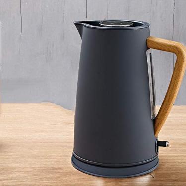 Imagem de Chaleira elétrica inoxidável 220v proteção de desligamento automático portátil aquecimento instantâneo chaleira elétrica (cor: A) esperançoso