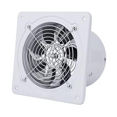 Imagem de Exaustor Exaustor Exaustor de 15 cm Ventilação Exaustor Pendurado na Parede Baixo Ruído Casa de Banho Cozinha Fumaça Exaustor Ventilação de Ar, Ventilador de Sótão de Cozinha Branco (Cor: Branco
