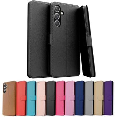 Imagem de Capa Capinha Protetora Celular Carteira Flip Couro Compatível Xiaomii REDMI NOTE 12S Proteção Premium [DPF] (PRETO)