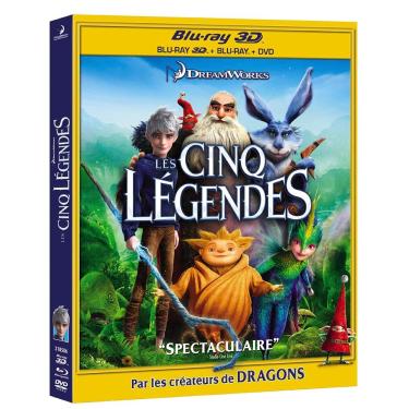 Imagem de Les Cinq légendes [Combo Blu-ray 3D + Blu-ray + DVD + Copie digitale]
