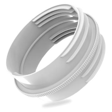 Imagem de Conector de mangueira de ar condicionado portátil – Acoplador universal de mangueira de exaustão para extensão de mangueira de ventilação de unidade CA móvel, serve para rosca de 5,1 polegadas e 5,9