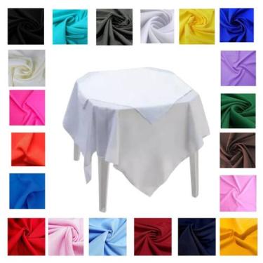 Imagem de Kit 10 Toalha Cobre Mancha Medidas 75x75 Mesa Posta Festas Restaurante