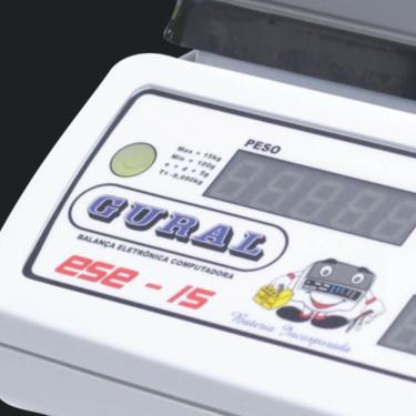 Imagem de Balança Digital 15KG Comercial Gural Eletrônica ESE-15 WB com Bateria Incorporada B001