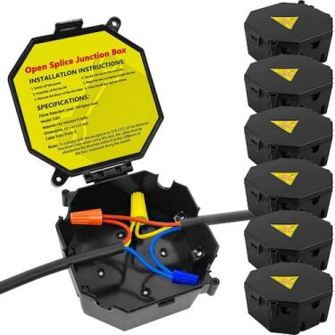 Imagem de Caixa de junção MIARALA Open Splice, pacote com 6 unidades, V0, retard