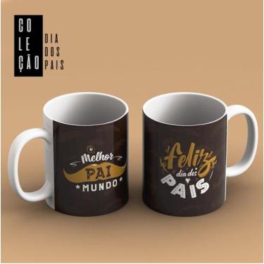 Imagem de Xicara de porcelana 325ml dia dos pais ref0203 - casa fé