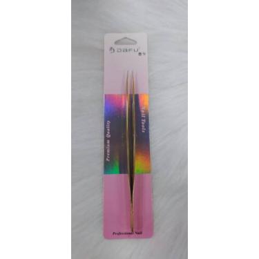 Imagem de Pinça Bico Fino para extenção de cilios - Dafu