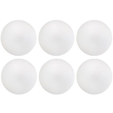 Imagem de Kit 06 Assentos Redondo Banqueta Cadeira Estofados Poltronas H02 Corino Branco 25 cm - Lyam Decor
