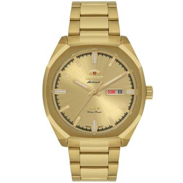 Imagem de Relógio Orient Masculino Ref: Nh3gg008 C1kx Automático Dourado