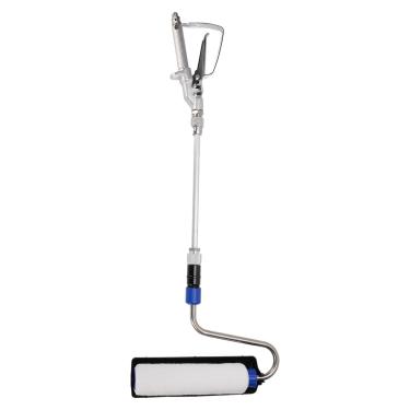 Imagem de YWBL-WH Rolo Pulverizador de Tinta Airless, Acessório de Rolo Pulverizador Autoescorvante de Liga de Aço Inoxidável e Alumínio para Pintura de Alta Eficiência Em Ambientes Internos e Externos