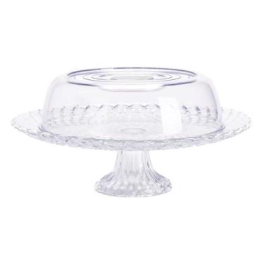 Imagem de Boleira de Vidro com Tampa Confit CV244787 32cm Cazza, UNICA