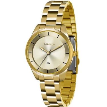 Imagem de Relógio Feminino Lince Lrg4446L C1Kx Casual Dourado