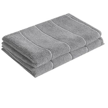 Imagem de Kit 2 Panos de Chão Grandes Panão em Microfibra 80x50 cm – Alta Absorção, Secagem Rápida e Durabilidade Premium