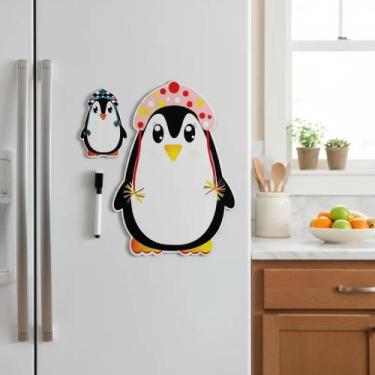 Imagem de Lousa Magnética para geladeira Pinguim Peruana - Genérica