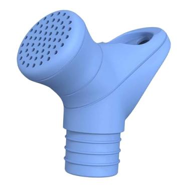 Imagem de simhoa Tampa de garrafa, aspersor, bico de rega de garrafas, regador multiuso, chuveiro, regador faça você mesmo para plantas, caminhadas, Azul