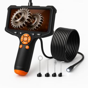 Imagem de Boroscópio Endoscópio 10m Câmera Full Hd 360 Automotivo Ip67 Mini sonda camera endoscopica IP67 Automotivo Industrial Inspeção Inspeção Veicular Encanador Mecânica Oficina Construção