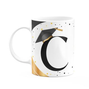 Imagem de JPS INFO, Caneca de Formatura - Inicial do nome letra C - 325ml