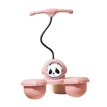 Imagem de MotiveTech Pogo Ball com Alça, Bola Saltitante, Brinquedo para Crianças em Idade Pré-Escolar e Esportes, Rosa