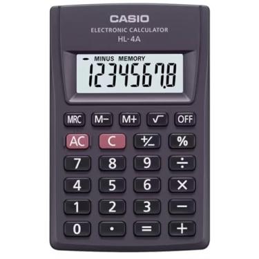 Imagem de Calculadora de Bolso, 8 Dígitos, Big Display, Preta, Casio