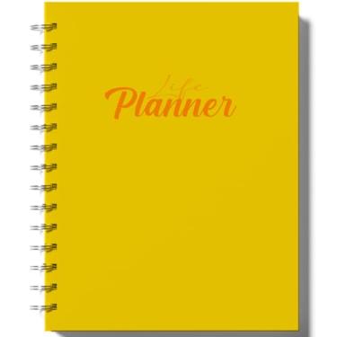 Imagem de Planner 2026 Amarelo - Life Capa Dura com Controle Financeiro e Roda da Vida