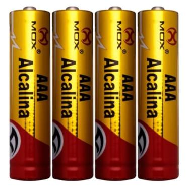 Imagem de Pilhas Alcalinas AAA, 1.5V, Pacote com 4 Unidades, para Brinquedos, Controles e Rádios, MO-AAAC4ALK