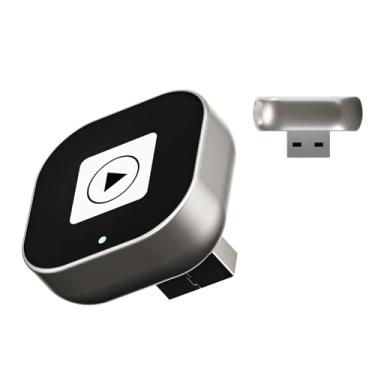 Imagem de Endliss Innovation Adaptador sem fio CarPaly e Android – Converta CarPlay com fio de fábrica para plugue Dongle sem fio, funciona com iPhone iOS 10+ e Android 9+, 2 cabos incluídos USB A para USB C e
