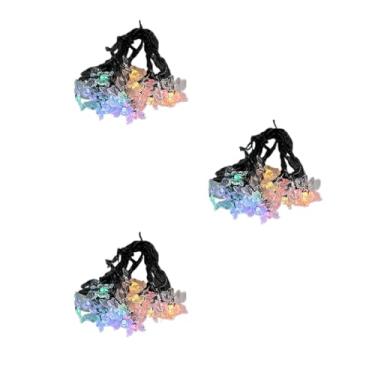 Imagem de Kit 1/2/3 Pisca Pisca Solar Borboleta LED RGB Decoração Natal Impermeável 20 Luzes Externa Interno,decoração de natal para jardim(3 Unidades)