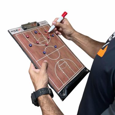 Imagem de Scalibu, Prancheta Magnética Ímãs e Caneta para Técnico, Futsal