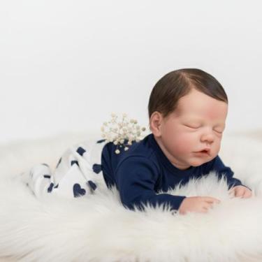 Imagem de Bebê Reborn Menino Recém Nascido 35 cm - Mundo Azul e Rosa