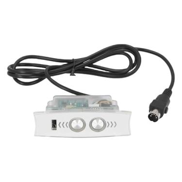 Imagem de Dpofirs Controlador Reclinável Elétrico de Material ABS Premium, Carregamento USB, Retroiluminação LED para Cadeira de Rodas Elétrica (Prata)