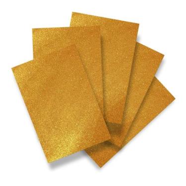 Imagem de Placa de EVA Brilho Seller 60x40cm 1,5mm  5 Unidades, Glitter Integral