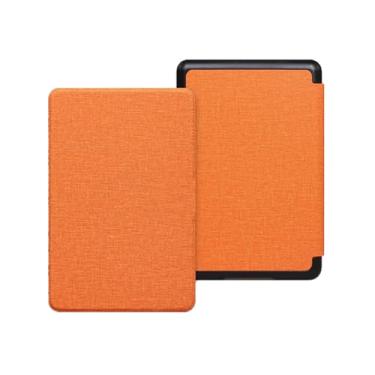 Imagem de Akacy Capa com padrão de tecido para o novo Kindle de 6 polegadas (8ª geração, versão 2016), capa de PU ultraleve com despertar/hibernar automaticamente para Kindle 2016 (1)