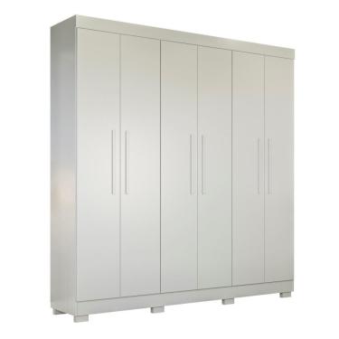 Imagem de Guarda Roupa Roupeiro Flórida 6 Portas 4 Gavetas Tigus Baby Branco