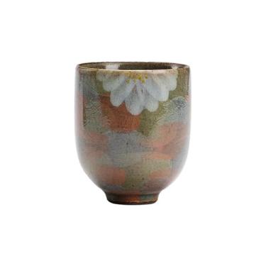 Imagem de Xícaras de chá japonesas de cerâmica, xícara de chá de 142 g, xícara de chá chinesa tradicional, conjunto de chá asiático para adultos, conjunto de chá de gongfu chinês de porcelana