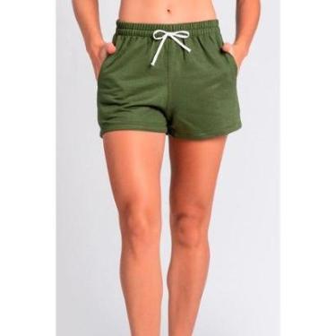 Imagem de Short Moletom Runner Militar-Feminino